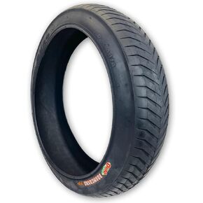 Duro Tire 20x4.25 Boomerang Fat Bike Tire, Semi Slick Beach Cruiser Chopper Fat Bike Tire, Black in Saudi Arabia