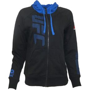 Reebok UFC Women's Black UFAN Full-Zip Hoodie AJ4470 in Kuwait