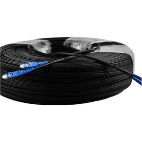 2-Core Indoor Fiber Optic Jumper SC UPC SingleMode 150m/200m - GJXH-2B6,1pcs | White,200M in Saudi Arabia