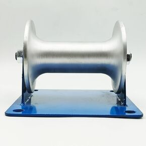 7.8"Pipe Feeding Sheave,Cable Puller Sheave,Industrial Cable Pulley for Large-Scale Laying,Heavy-Duty Pulleys Sheave, Pipeline Sliding Tool,Pipe Roller,Cable Pulling Sheave,Sheave-Tray Pulling in Kuwait