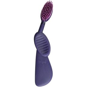 فرشاة Radius Flex ذات شعيرات ناعمة، فرشاة أسنان خالية من BPA ومقبولة من ADA مصممة لتحسين صحة اللثة وتقليل المشكلات - اليد اليمنى - أرجواني - عبوة من قطعة واحدة in Kuwait