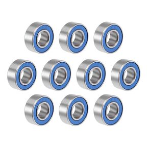 10Pcs 686 2RS 686RS 686-2RS RS L1360 6x13x5 Mm 6 * 13 5mm Double Rubber Seal Deep Groove Ball Bearing(Blue) in Saudi Arabia