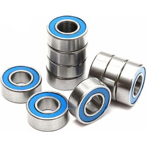 10PCS MR105-2RS MR105 2RS RS MR105RS 5x10x4mm Blue Rubber Sealed Miniature Deep Groove Ball Bearings in Kuwait