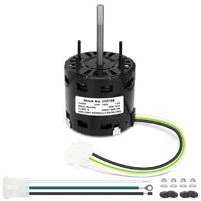 310198 Exhaust Fan Motor, 120V Replacement Vent Fan Motor, 1050 RPM, CW Rotation, Smooth Operation, Reliable Performance for Bathroom and Home Ventilation in Saudi Arabia