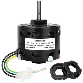 S97008583 97008583 Bathroom Exhaust Fan Motor Replacement with S99100412 Motor Mounting Rubbers, 1/100 HP 1550 RPM, High Airflow Low Noise | Compatible with 360 & 360MG Ventilation Fan in Saudi Arabia