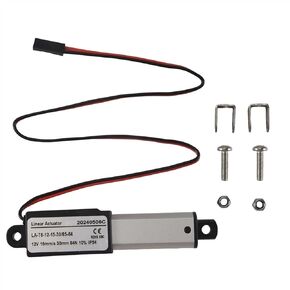 Electric Linear Actuator - 1.2inch Stroke, 64N/14.4Lb, Speed 0.6Inch/S Waterproof Motion Actuator Small 12V DC in Kuwait