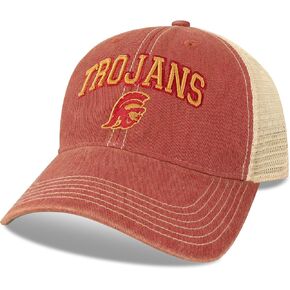 قبعة بيسبول مرخصة رسميًا من الرابطة الوطنية لرياضة الجامعات (NCAA)، USC Trojans، قبعة خفيفة الوزن للرجال والنساء، سائق الشاحنة القديم المفضل قابل للتعديل (OFA)، سائق شاحنة كاردينال، مقاس واحد يناسب الجميع، إغلاق بشريط خلفي in Kuwait