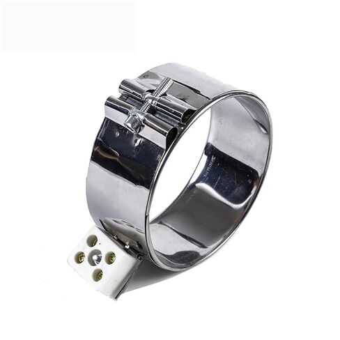 1pcs ID100MM Electric Band Heater AC 220V Stainless Steel Extruder Heating Element 260W/350W/400W/450W 30/40/45/50/55MM(380V,350W 100x40mm(IDxH)) in Saudi Arabia