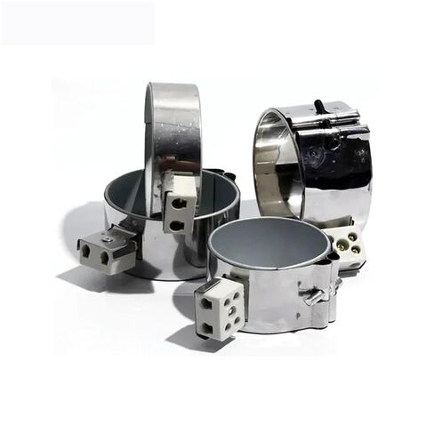 1pcs ID100MM Electric Band Heater AC 220V Stainless Steel Extruder Heating Element 260W/350W/400W/450W 30/40/45/50/55MM(380V,350W 100x40mm(IDxH)) in Saudi Arabia
