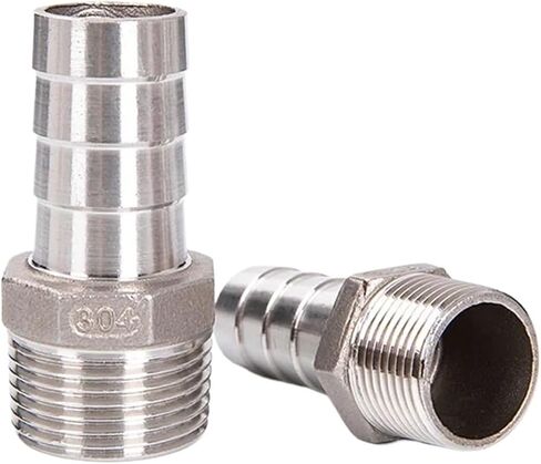 6mm 8mm 10mm 12mm 13mm 14mm 15mm 16mm 18mm 19mm Hose x 3/4" BSPP Male Thread 304 Stainless Steel Pipe Fitting(50mm) Plumbing Fittings in Kuwait