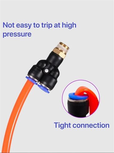 1Pcs Pneumatic Air Connector Fitting PX 4mm 6mm 8mm Thread M5 1/8" 1/4 3/8 1/2" Straight Hose Fittings Pipe Quick Connectors(12-01 (12mm-1l8)) Plumbing Fittings in Kuwait