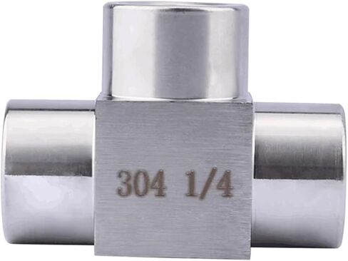M14 M16 M20 3/8 "1/2" BSPP أنثى الموضوع الفولاذ المقاوم للصدأ المحملة نوع 3 طريقة ارتفاع ضغط الأنابيب المناسب موصل (ذكر-أنثى-أنثى، BSP3I8) تركيبات السباكة in Kuwait