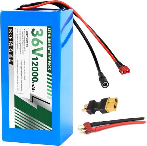بطارية ليثيوم 36V12Ah مع 30A (BMS) مدمجة مناسبة لبطارية الدراجة الكهربائية بقدرة 250 وات 350 وات 500 وات 750 وات in Kuwait