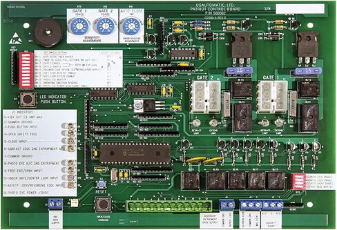 US Automatic 500016 Main Logic Control Board for Patriot Gate Openers - Replaced 500001/50002 in Kuwait