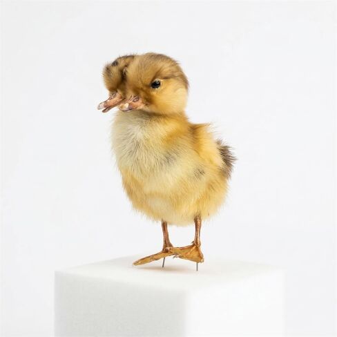 Two-Headed Duck Taxidermy Specimen - Authentic Animal Specimen Mount for Science Teaching, Biology Education & Unique Photography Props(1pc) in Kuwait