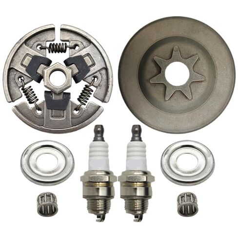 Sprocket Clutch Drum 3/8 Inch 7T Needle Bearing Kit Compatible with MS290 MS390 029 039 MS310 in Kuwait