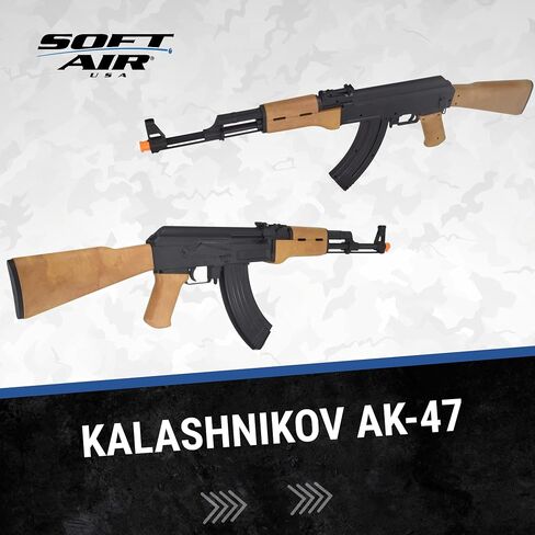 بندقية كلاشينكوف مرخصة من طراز AK-47 Retro ذات طلقة واحدة من نوع Airsoft مع نطاق 235-265 إطارًا في الثانية in Kuwait