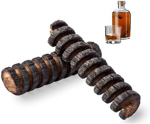 Smoker Lovers Cocktail Smoker Kit - Whiskey Smoker Kit with Smoking Gun, Food Tray and Wood Chips - 6 Flavors Included with Pack Oak Infusion Spiral Medium Plus Toast (Individual Spiral Duo) in Kuwait