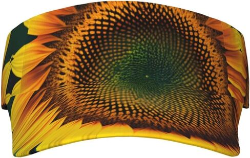 قبعة You are My Sunshine Sunflower Print قابلة للطي للوقاية من الشمس، خفيفة الوزن وقابلة للتعديل، قبعة للوقاية من الشمس، قبعة رياضية خارجية للبالغين باللون الأسود in Kuwait