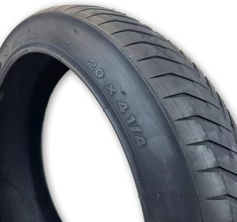 إطار دراجة Duro مقاس 20x4.25 من Boomerang Fat Bike، إطار دراجة نصف أملس Beach Cruiser Chopper Fat Bike، أسود in Kuwait