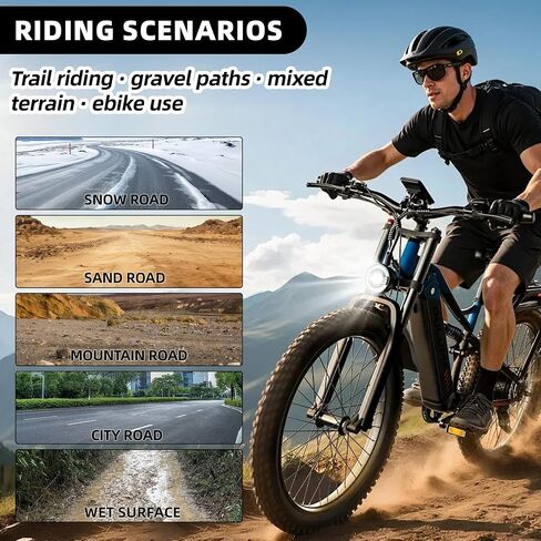 CalPalmy 2-Pack 20x4.0 Ebike Tire Replacement Kit, 20 Inch Fat Bike Tire with Inner Tubes & Tire Levers, Knobby Tread Folding Tire for Trail, Gravel & Mixed Terrain Riding in Kuwait