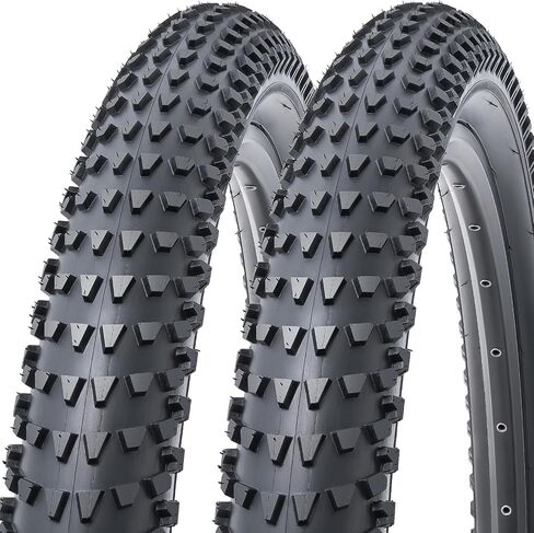 2 Pcs, 29 x 3.0 Bike Tires, Durable Folding 29 Inch 76-622 29x3.0 Mountain Bicycle Tires, Replacement Bike Tires for Mountain MTB Off-Road Bicycle, Clincher in Kuwait