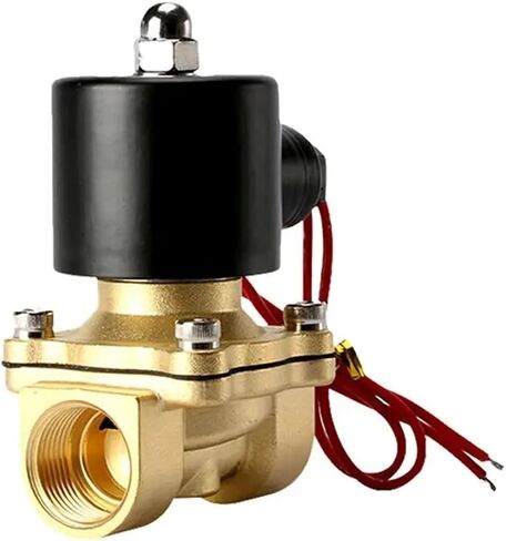 Electric Solenoid Valve 1/4 3/8 1/2 3/4 Inch DN8/10/15/20/25/50 Normally Closed Pneumatic 12V 24V 110V 220V 1Pcs(DN20,AC220V) in Kuwait