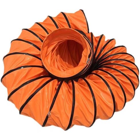 33ft Flexible Duct Hose for Ventilation - Adjustable PVC Duct with Steel Wire for Blower Fans, Portable AC, and More(L10mx65cm) in Kuwait
