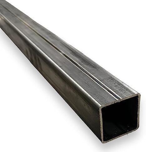 JWM Metal Supply Square Steel Tubing, 2" x 2", 11ga Wall Thickness, Raw Mill Finish, A500/A513 Grade, Made in USA (84, Inches) in Kuwait