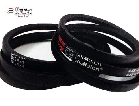 Megadyne - Jason Industrial V Belt - A27-4L290 – (Pack of 2) – Wrapped V-Belt - 29 Inch Outside Length - 1/2 Inch Top Width - 11/32 Inch Thick in Kuwait
