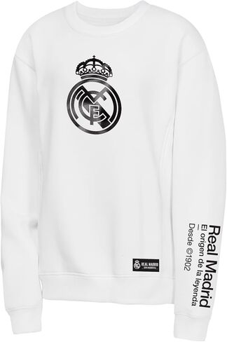 سويت شيرت رجالي من Outerstuff Real Madrid Reflex Silicone Wash Crew - ملابس كرة قدم مرخصة رسميًا in Kuwait