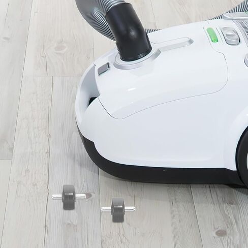 مجموعة عجلات مكنسة كهربائية Amosfun مكونة من 4 - عجلات بديلة بلاستيكية مقاس 0.47 بوصة لسهولة المناورة على الأرضيات الصلبة والسجاد - لملحقات NV وAZ وEC والصواريخ والمكنسة الكهربائية in Kuwait
