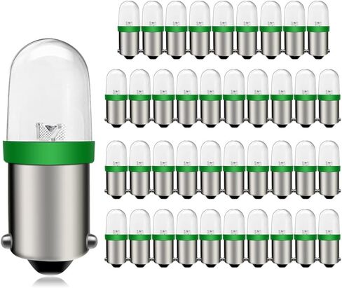 Ruiandsion BA9S 120V Red LED Bulb 20-Pack, for Fault Alarm Emergency Stop Signal, High Visibility Warning Light in Machinery & Switchgear in Kuwait