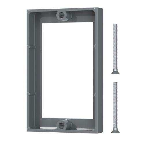 XIUTE 2 Pack Gray ABS Material Single Gang Outlet Box Extender,Outlet Box Extender 1/2 Inch for Electrical Box and Electrical Outlet Switches,Include 4 Screws for Easy Installation. in Kuwait