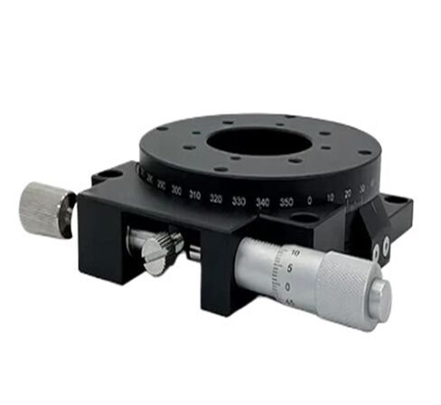 R-axis Hollow Rotary Slide with Manual Fine Adjustment, 360° Angular Optical Displacement Platform, Indexing Turret LSD-SPZK-8010R (Load Capacity 15 Kg) in Kuwait