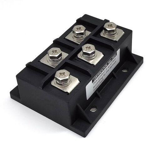 MDS200-16 200A 1600V وحدة مقوم الجسر ثلاثي الطور، محول AC إلى DC لـ CNC، محركات المحركات، مزود الطاقة مع تبديد الحرارة الفعال in Kuwait