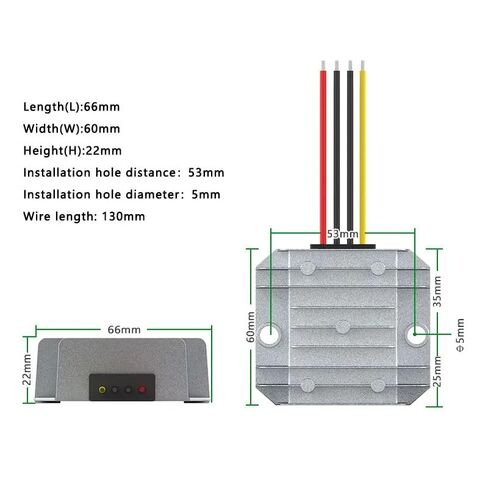 12Vto 24V 4A Y1 منظم الجهد تعزيز محول الطاقة غير معزول in Kuwait