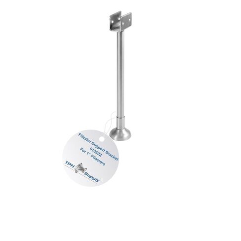 Stainless Steel Support Bracket – Commercial Restroom Stall Pilaster Reinforcement Hardware – Adjustable Floor Mount Brace - 0135PS (for 1" Partition Material - 013502) in Kuwait