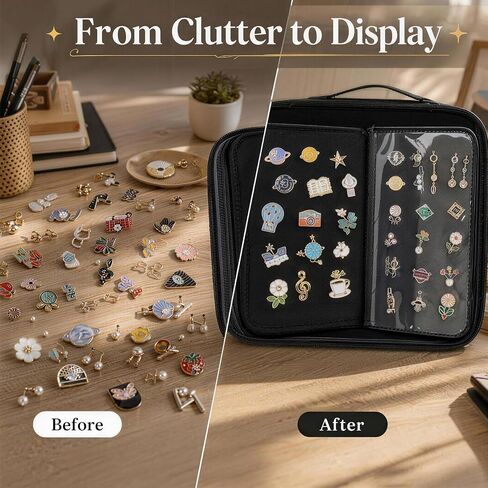 Pinfolio Pin Bag, Portable Pin Collection Book for Collectors, Large Capacity Display Organizer in Kuwait