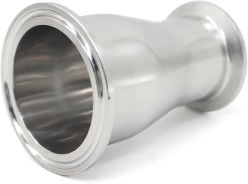 SS304 Stainless Steel Grade Ferrule 50.5mm OD 38x25mm Three Clip Concentric Reducer Plumbing Fittings in Kuwait