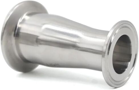 SS304 Stainless Steel Grade Ferrule 50.5mm OD 38x25mm Three Clip Concentric Reducer Plumbing Fittings in Kuwait