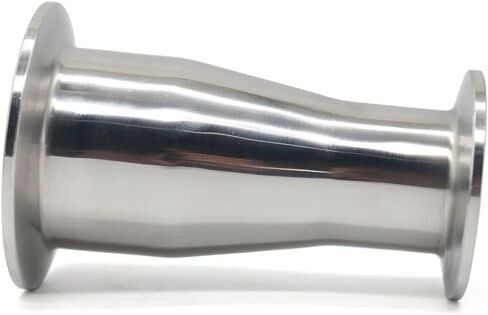 SS304 Stainless Steel Grade Ferrule 50.5mm OD 38x25mm Three Clip Concentric Reducer Plumbing Fittings in Kuwait