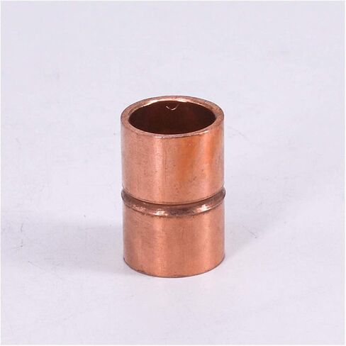 Pipe Fittings 32 35 38 42 45mm Inner Diameter Pure Copper End Feed Solder Coupling Pipe Air Conditioning Accessories (Color : ID 45mm Wall 1.5mm) Plumbing Fittings in Kuwait