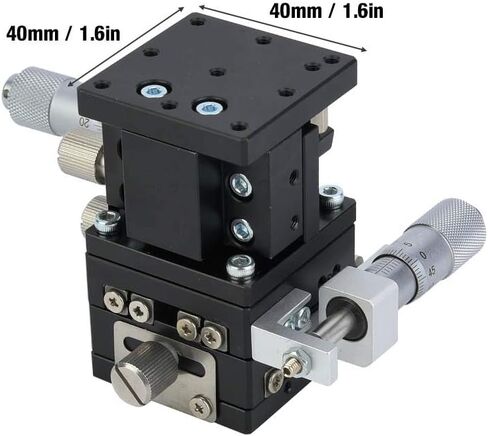 Tuning Sliding Table, Manual Displacement Platform, Linear Roller Bearings, Suitable for Device Settings and Adjustments in Kuwait