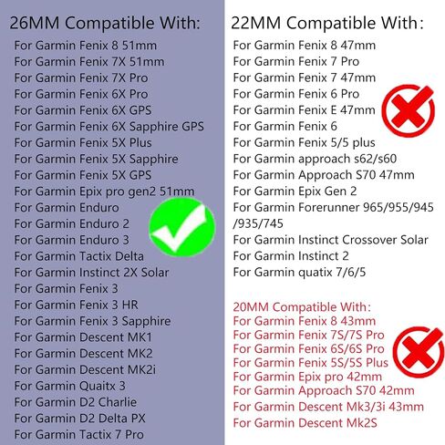 أربطة نايلون متينة لساعة Garmin، أساور معصم بديلة منسوجة من القماش الرياضي Quickfit لـ Garmin Instinct 2/Fenix ​​8 7 6 5/7X/6X/5X/EPIX/Forerunner in Kuwait