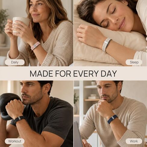 Breathable Silicone Band Compatible with Hume Band, Adjustable Replacement Strap for Hume Health Band, Soft Sport Wristband for Hume Health Tracker Women Men in Kuwait