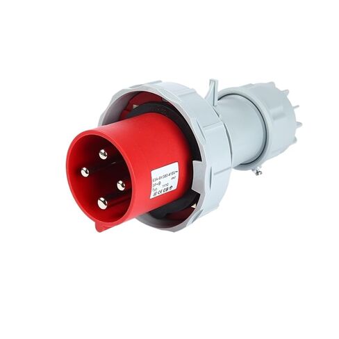 IP67 Industrial Plug and Socket Connector Three-Phase 3-core 4P5 Hole 63A/125A Waterproof Non-Explosion-Proof(5p125a Ip67 Plug Gp 1447) in Kuwait