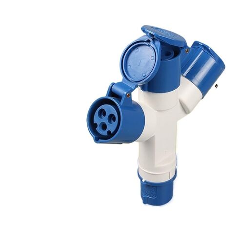 Waterproof Industrial Plug Socket one-to-Three Multi-Function Three-Way one in Three Out 3 core 32A1023(1023 Connection Kit) in Kuwait