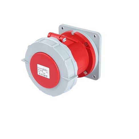 IP67 Industrial Plug and Socket Connector Three-Phase 3-core 4P5 Hole 63A/125A Waterproof Non-Explosion-Proof(5p125a Ip67 Plug Gp 1447) in Kuwait