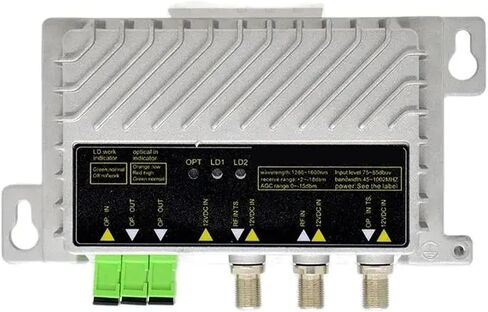 FTTH 1550nm مخرج ثنائي القناة، مستوى الإدخال البصري 10dBm 70dBuV(1550) in Kuwait